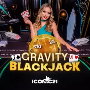 Gravity Blackjack - Live bij Aureon